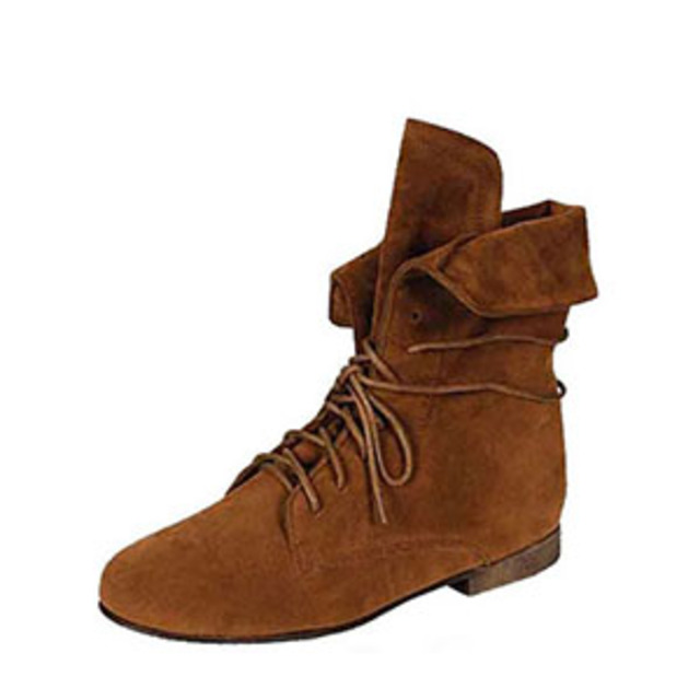 Unique Vintage Tan Foldover Pocahontas Boots