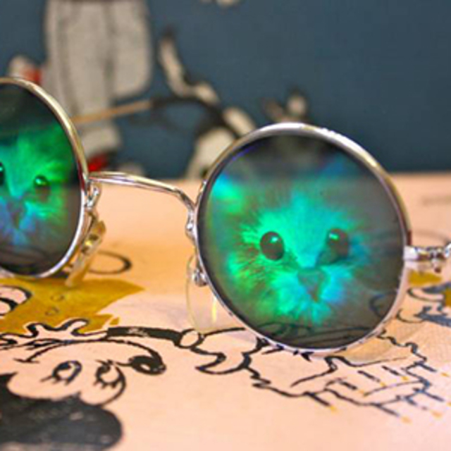 The Cobrasnake – Holographic Round Image Sunglasses