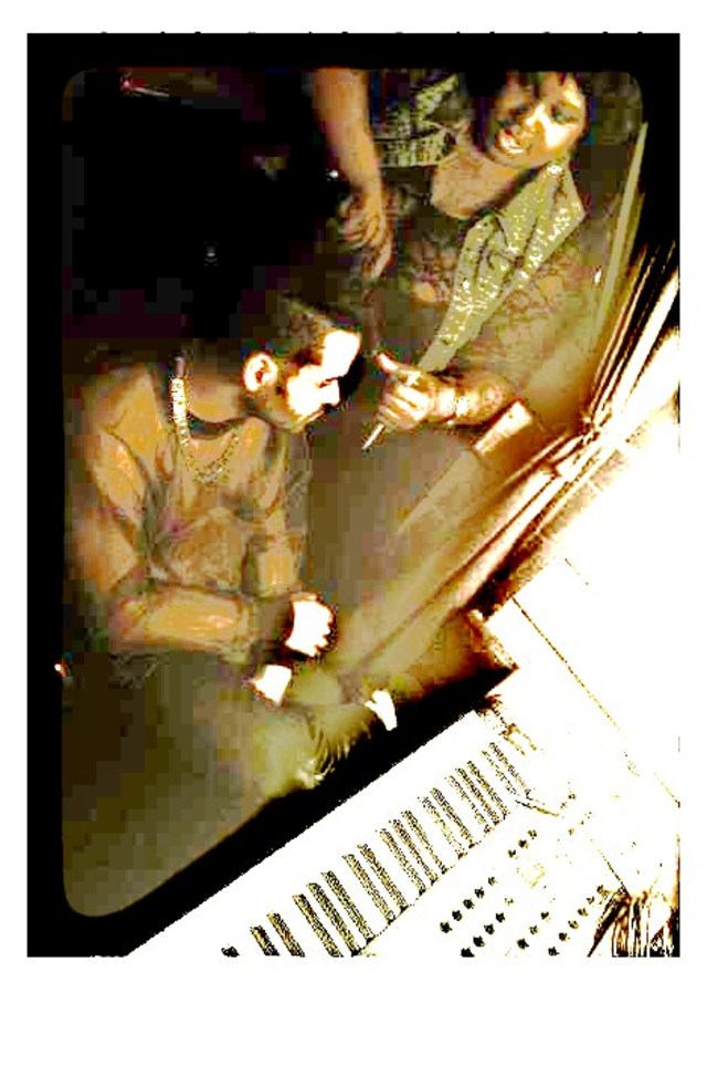 me styling George Lewis Jr from Twin Shadow
