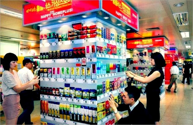 Tesco Homeplus Korea's Virtual Store