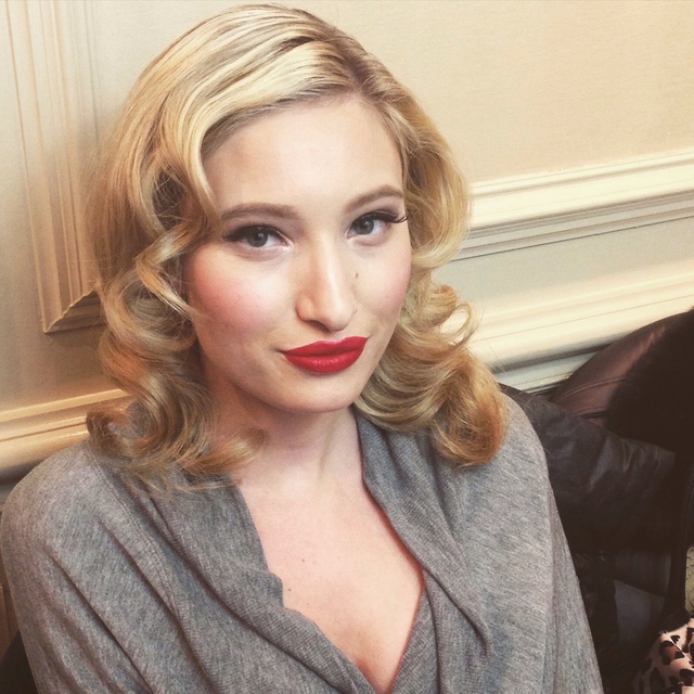 Behind the scenes at the Venni Caprice show.   Hair by Kashmir, makeup by Amanda Mccarthy