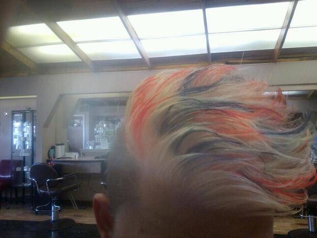 Experimenting with colors. 