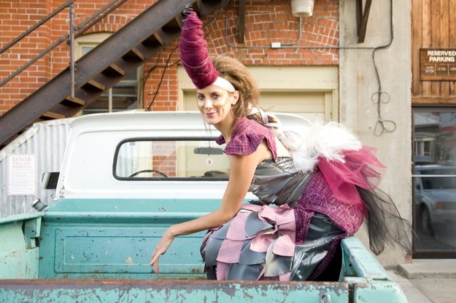 dress,make-up, and hair.  inspiration rhinoceros 