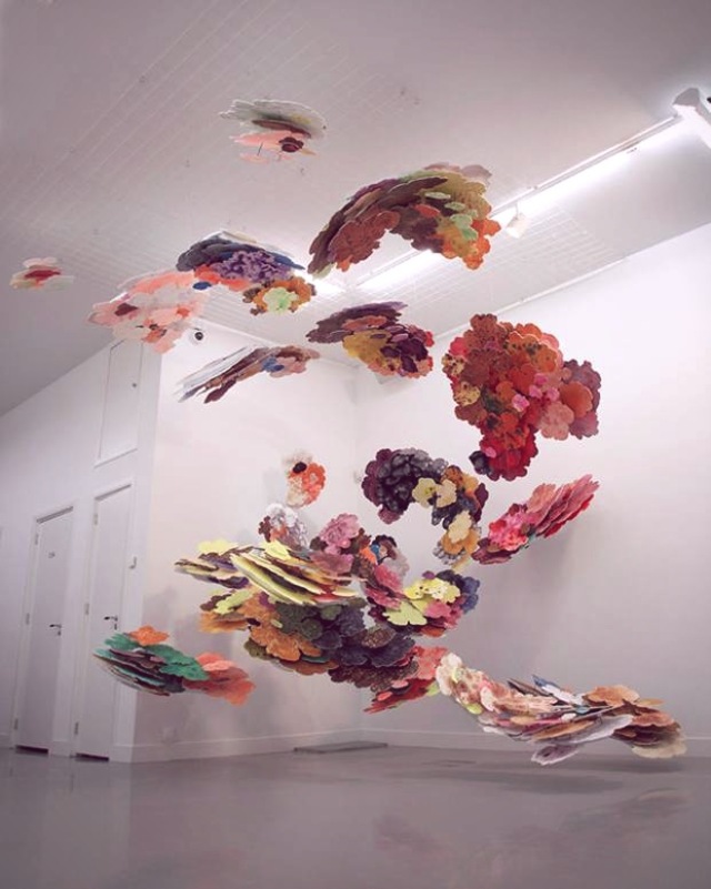 Suspended Cloud Paintings