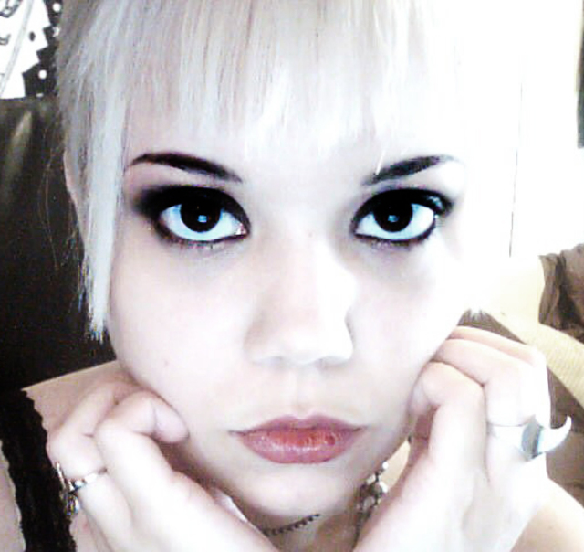 White hair