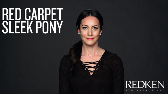 LOW WRAPPED PONYTAIL