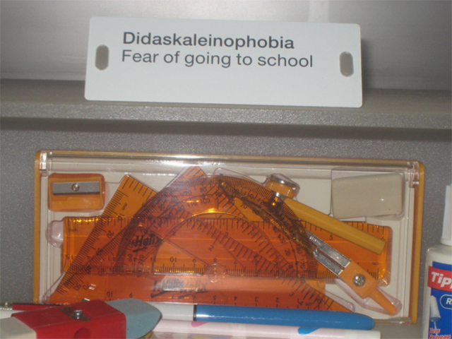 scared of school