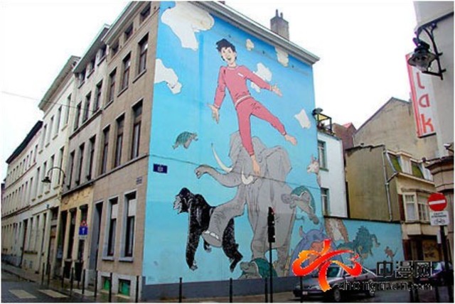 Cartoon Mural