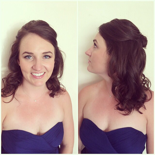 #updo #bridal #bridesmaid #wedding #hair #hairstyle #shellywilson #nomobosalon #nomobo #chicago #wickerpark #bangstyle 