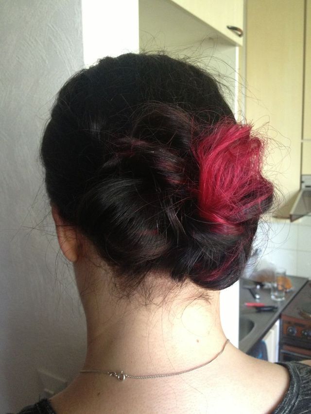 5 min updo