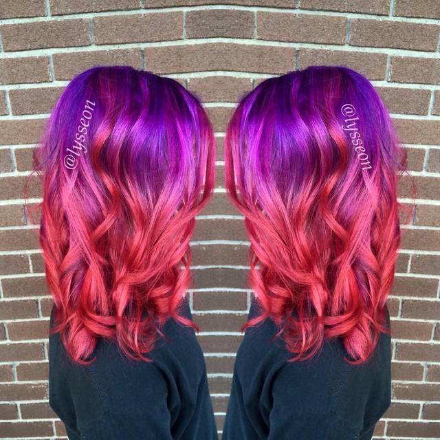 Purple Red Color Melt