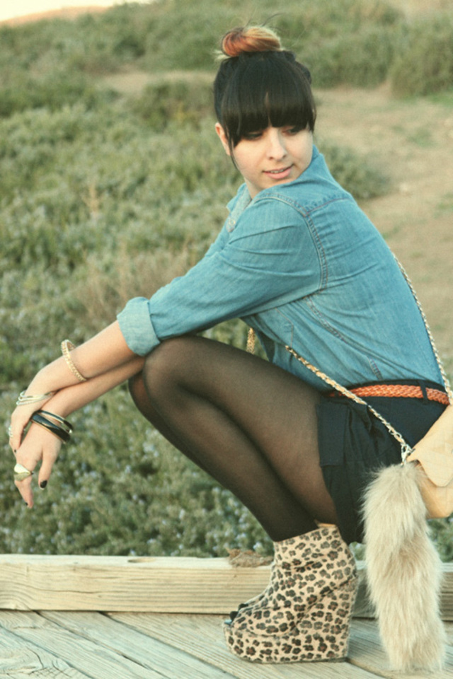 Bun and Bangs