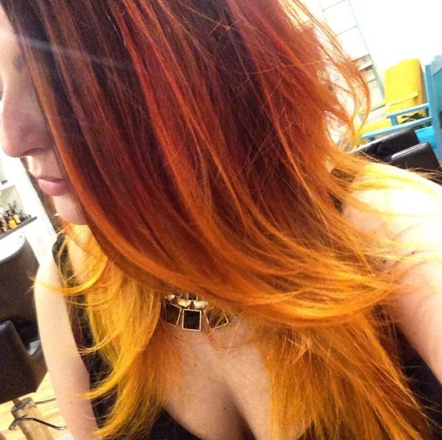 Fiery Ombre