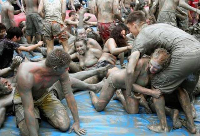 The 12th Mud Festival Takes Place