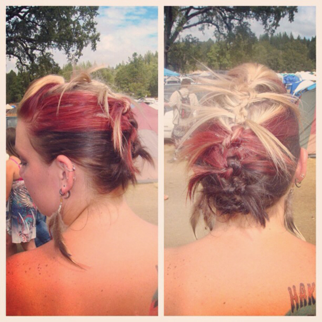 Festival hair