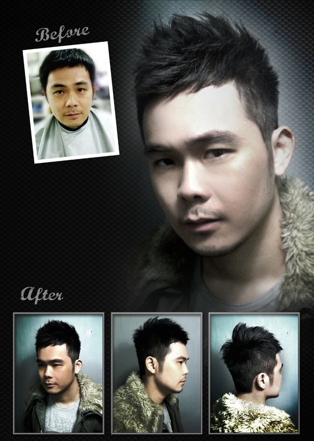 Before &amp; After Hair Cut