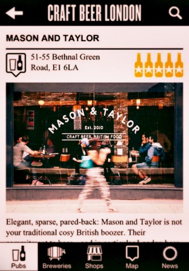 Craft Brew London Beer app