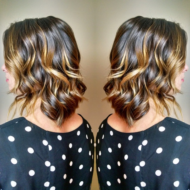 Brunette balayage