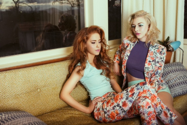 • Hair, Makeup, styling Jasmine Heckenberg • Photographer Kishka Jensen • Models Lilly Frankham & Abbie McGinness 