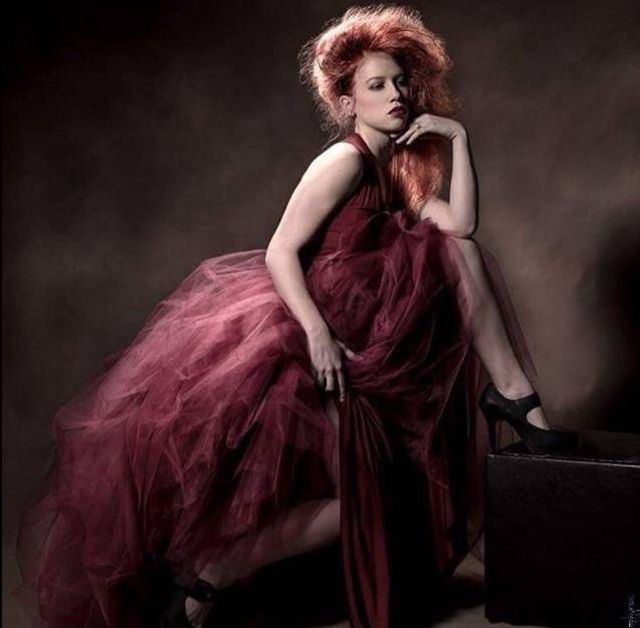 Grandeur Collection. Hair and makeup by Danielle O'Connor. Photo by Bart Cepek. Model Amber Lyn Wood.