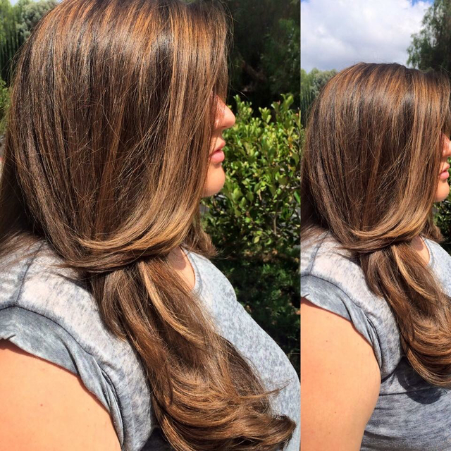 Balyage highlights