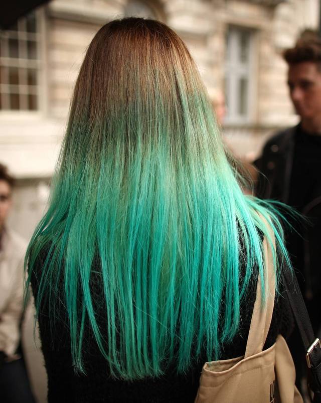 green dip dye