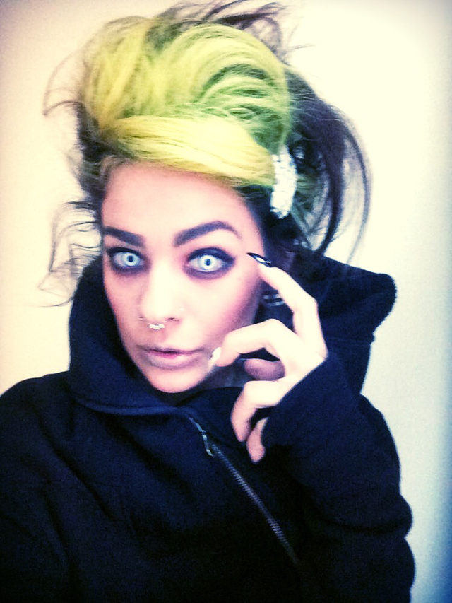Halloween hair! 