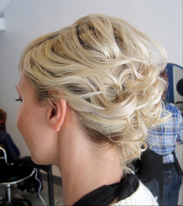 Asymmetrical Up Style