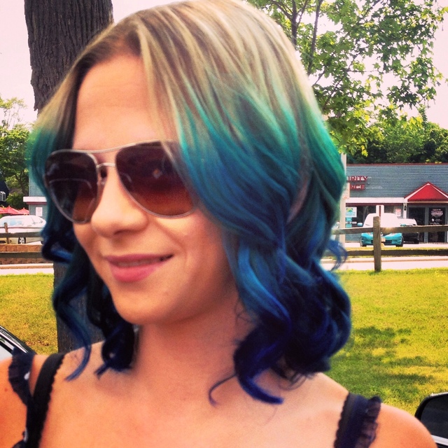 Mermaid Ombré With Pravana Vivids