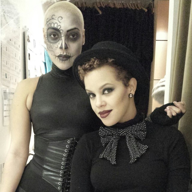 sugarskull Halloween makeup