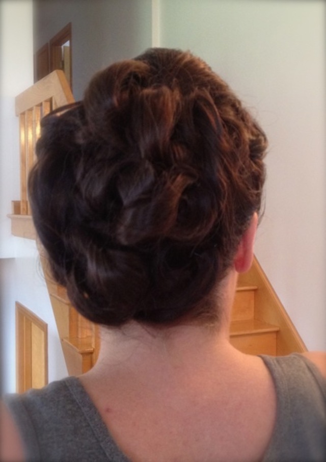 wedding hair - the bride