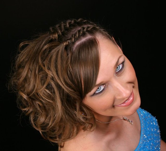 long hair made to look short