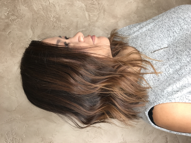 Tossled bob and balayage 