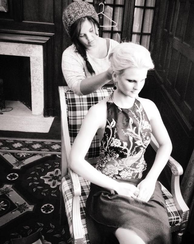 Me on set with Marina