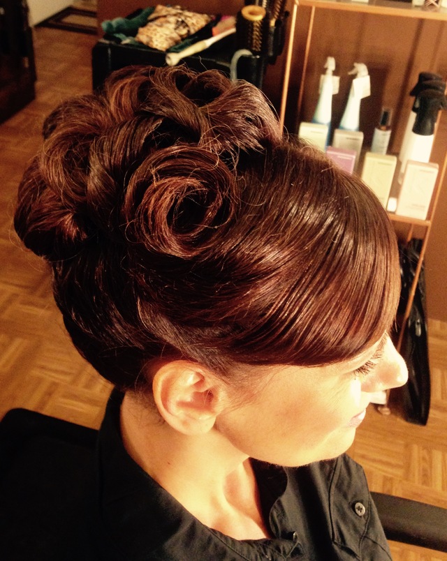 Breakfast at Tiffanys updo