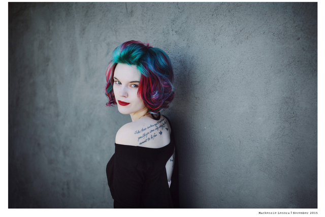 Galaxy hair. Photo by Mackenzie Lenora Baker