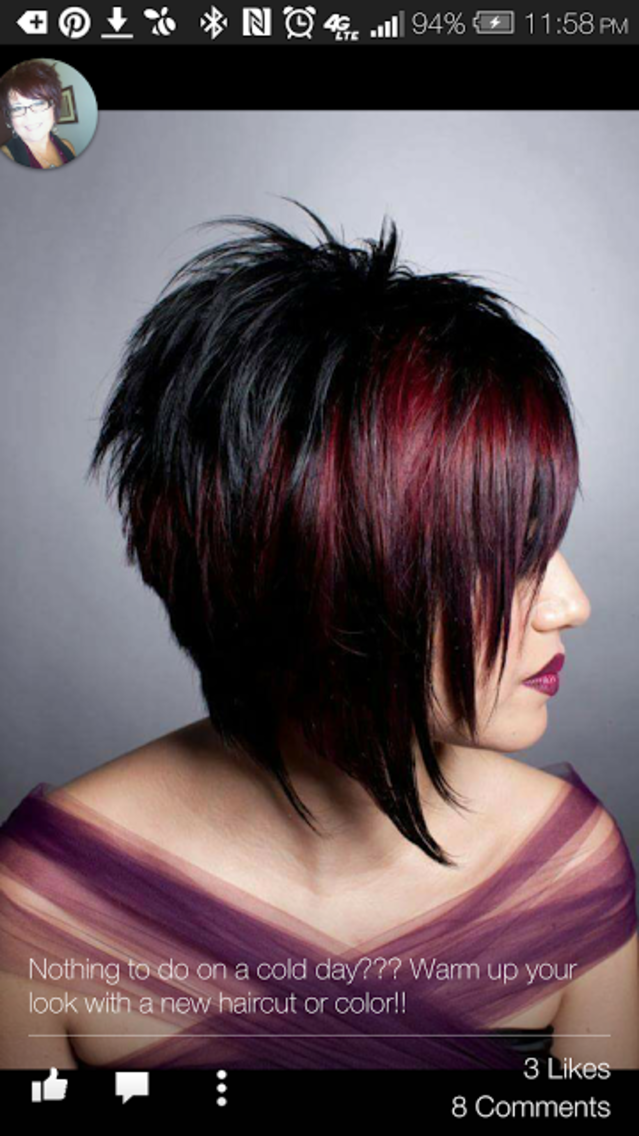 Asymmetrical undercut Bob 