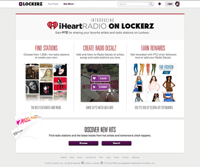 Iheartradio Lockerz