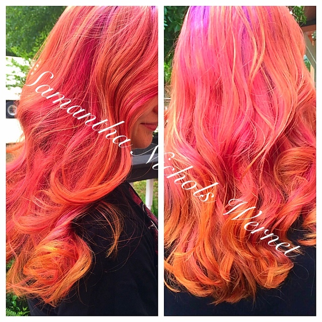 Pravana tri-color baylayage with shadow root