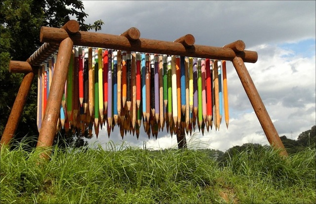 Giant Colored Pencils