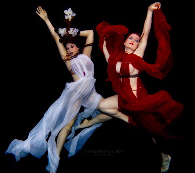 Underwater
Photo: Shane Baker Studios
Hair/crowns: Brynne Dubin
Make-up: Kami Tafoya