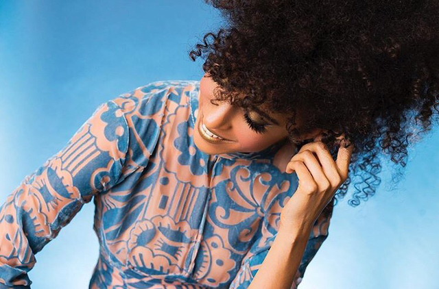 Disco Diva and all the curl! 
Shot by Brienne Michelle mua ElegancebyAlex hair by me! 