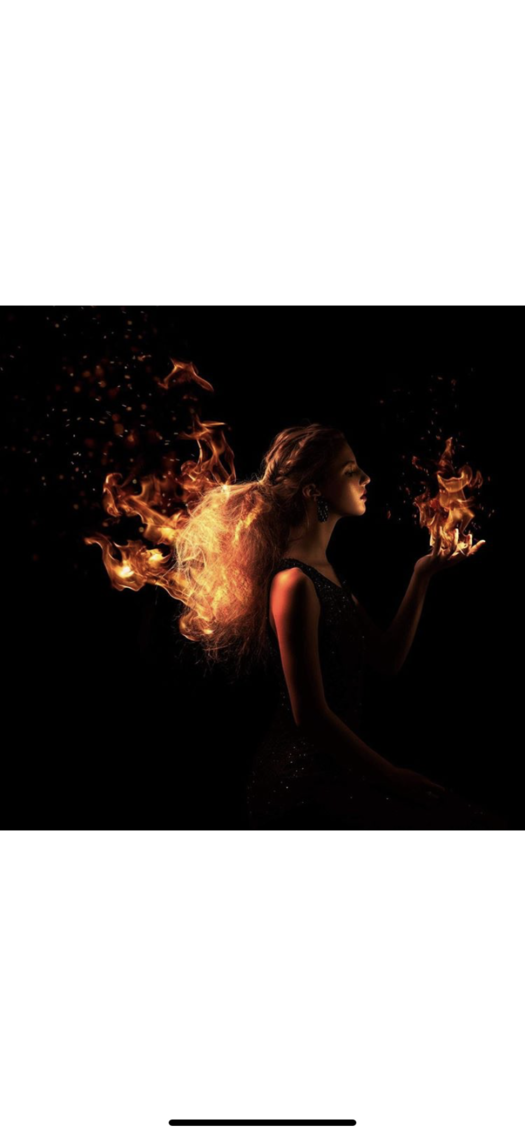 Hair on fire
