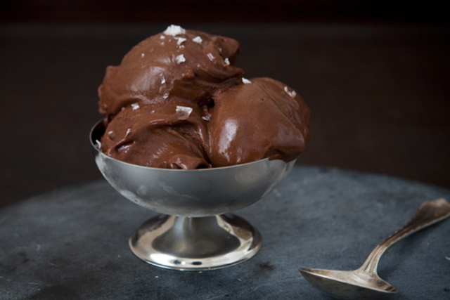 vegan chocolate sorbet