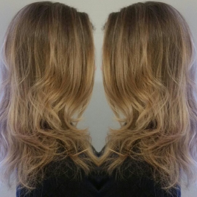 Foil work! Colored with L'Oreal Professional and Styled with Kerastase.