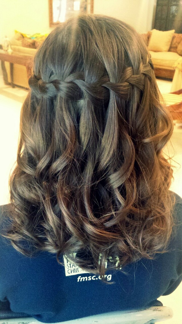 Waterfall braid
