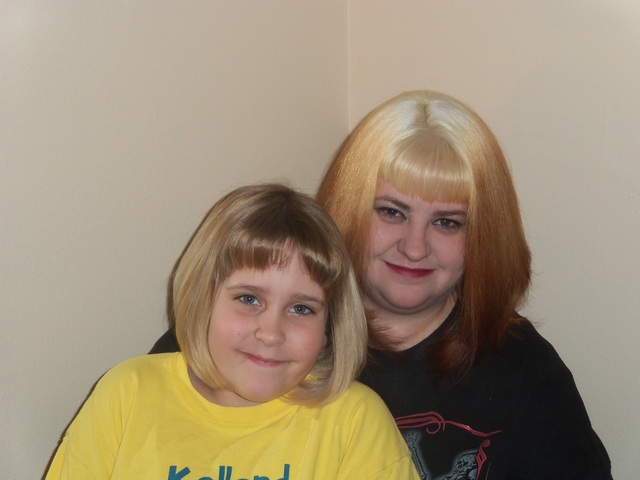 Mother and Daughter matching extreme A-lines