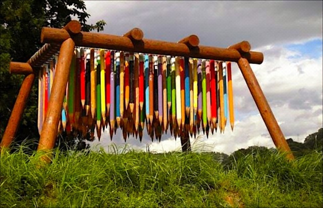 Gigantic Colored Pencils