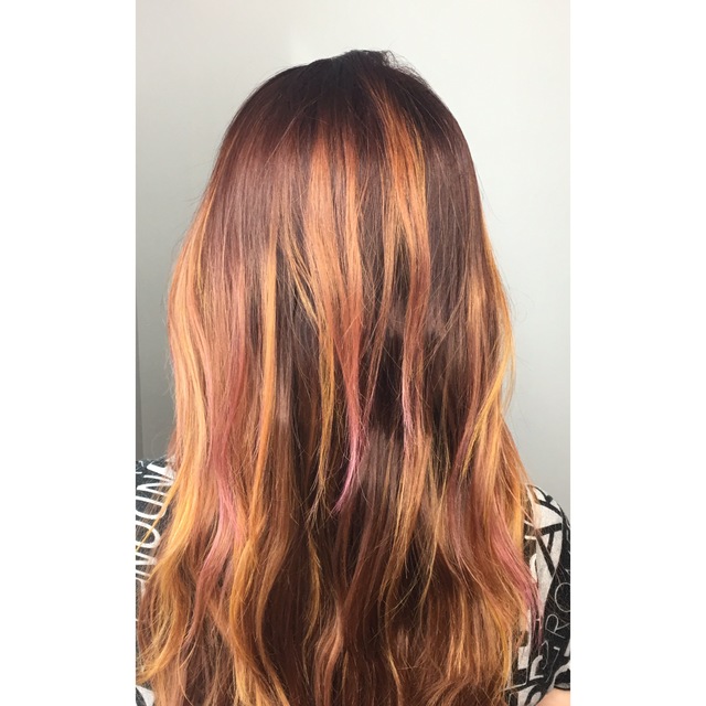 peach with a hint of pink 