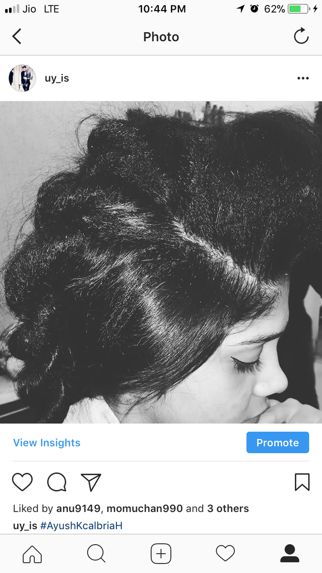 CrImping hair